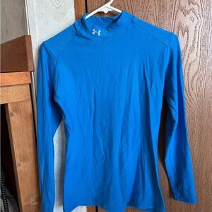 Under Armour ColdGear Compression Shirt in Blue Medium